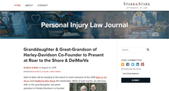 Desktop Screenshot of personalinjurylawjournal.com