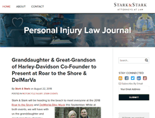 Tablet Screenshot of personalinjurylawjournal.com